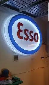  Illuminated Esso Sign (70" x 50")