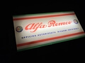 Alfa Romeo Parts And Workshop Illuminated Sign
