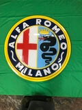  Vintage Illuminated Alfa Romeo Sign