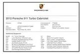 9k-Mile 2012 Porsche 997.2 Turbo Cabriolet
