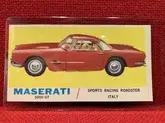 1961 Topps Sports Cars Trading Cards Complete Collection (66 Cards)