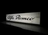 DT: 1970s Illuminated Alfa Romeo Sign