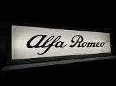 DT: 1970s Illuminated Alfa Romeo Sign