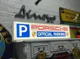  Illuminated Official Parking Porsche Sign