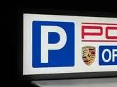  Illuminated Official Parking Porsche Sign