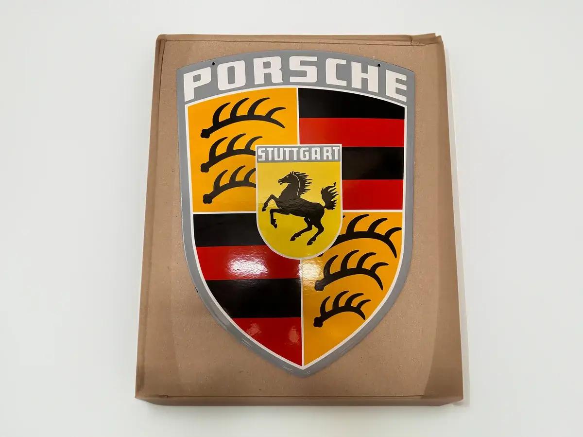 Enamel Porsche Dealership Crest