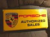  Illuminated Porsche Authorized Sales Sign