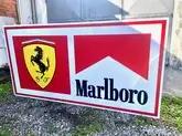 Large Illuminated Ferrari Marlboro Style Sign