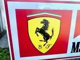 Large Illuminated Ferrari Marlboro Style Sign