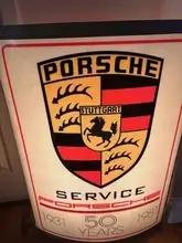  Porsche 50 Jahre (year) Anniversary Double-sided Illuminated Sign