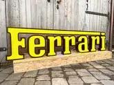 Illuminated Ferrari Style Sign