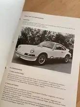 1973 Porsche Carrera RS Owners Manual Set