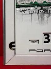 No Reserve Enamel Porsche Carrera RS 2.7 Perpetual Calendar w/ Original Box