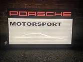 Authentic Illuminated Porsche Motorsport Sign