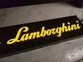 No Reserve Illuminated Lamborghini Style Sign