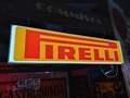 Authentic Illuminated Pirelli Sign