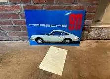 No Reserve Limited Edition Authentic Porsche 911 Enamel Sign