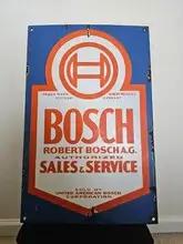 Porcelain Bosch Sales & Service Sign