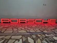 No Reserve Illuminated Reproduction Porsche Style Sign