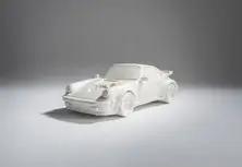 No Reserve Daniel Arsham Eroded Porsche 911 Turbo White #397/500