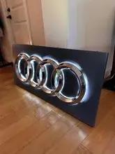 DT: Authentic Illuminated Audi Dealership Sign