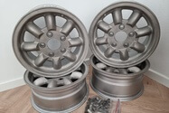 6.5" x 15" & 7.5" x 15" Porsche Minilite Magnesium Wheels