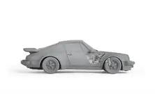 No Reserve Daniel Arsham Eroded Porsche 911 Turbo Grey #197/500