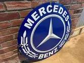 No Reserve Mercedes-Benz Style Sign