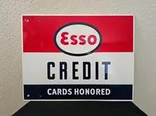 Authentic Esso Double-Sided Sign