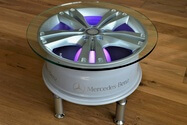 No Reserve Merceds-Benz Wheel Table