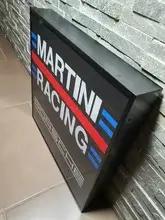 No Reserve Illuminated Martini Racing Porsche Style Sign