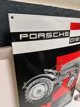 DT: Limited Edition Porsche Diesel Junior K Tractor Enamel Sign