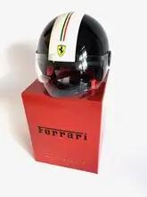 No Reserve New Ferrari Rosso Helmet in Nero Daytona