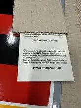 No Reserve Enamel Porsche Dealership Crest