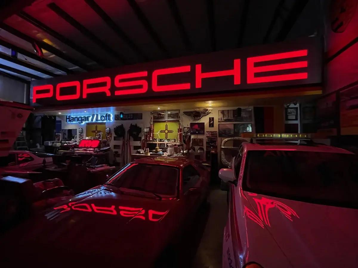  Massive Authentic Illuminated Porsche Dealership Letters (40 Feet Wide)