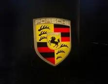DT: Illuminated Porsche Crest Sign (40"X30")