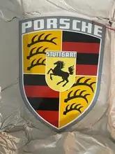  Enamel Porsche Dealership Crest