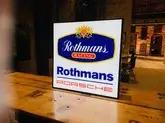 No Reserve Illuminated Reproduction Porsche Rothmans Racing Sign