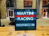 No Reserve Illuminated Reproduction Porsche Martini Racing Sign