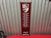 No Reserve Large Porsche Style Enamel Thermometer