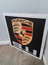 No Reserve Illuminated Reproduction Porsche Sign