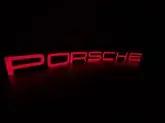 No Reserve Large Illuminated Reproduction Porsche Sign
