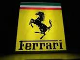 1990s Illuminated Ferrari Sign