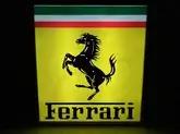 DT: 1990s Illuminated Ferrari Sign