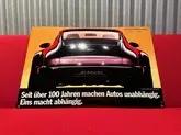 No Reserve Authentic Porsche 30th Anniversary Enamel Sign