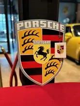 No Reserve Authentic Enamel Porsche Dealership Crest