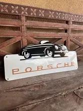  Porsche 356 Speedster Enamel Sign
