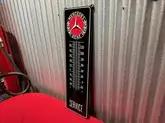 No Reserve Large Mercedes Style Enamel Thermometer