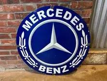 No Reserve Mercedes-Benz Style Sign