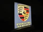 Illuminated Reproduction Porsche Service Sign
